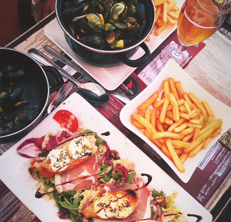 Le Restaurant - Brasserie Les Anges - st palais sur mer restaurant - restaurant avec terrasse saint palais sur mer -  pizzeria saint palais sur mer - pizzeria saint palais sur mer